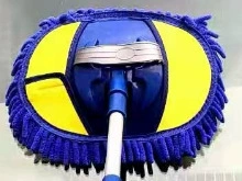 Car cleaning tools, brush car wash mop car - blue-ribbon-sticky-two-section-rod
