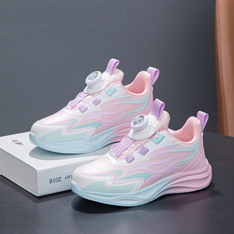 Zapatos para niños 2025 nuevos zapatos deportivos para niños de otoño con suela suave antideslizante ligera y cómoda zapatos para correr para niñas