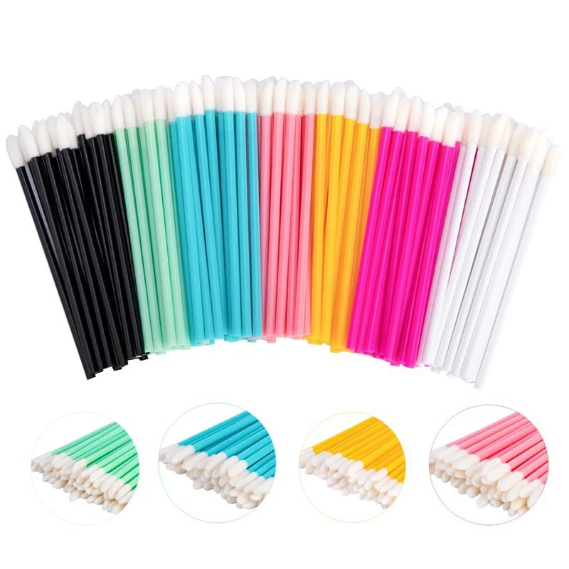Lipstick, lip gloss, brush, eye shadow, 50 pieces, easy application