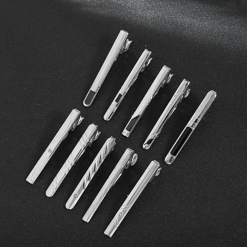 Men's classic casual tie clip, gift accessory clip, simple business iron tie clip