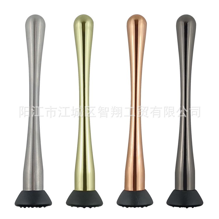 Triturador de hielo de acero inoxidable, exprimidor de frutas, barra para cocteles, muddler, palo para jugo de limón, martillo para hielo de cóctel image 6