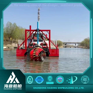 挖泥船厂家水库挖泥船生产厂家泥沙清理模块化绞吸式挖泥船海鼎