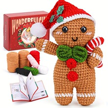 R 50935 Christmas crochet doll craft kit ʥ��������ż���ϰ�