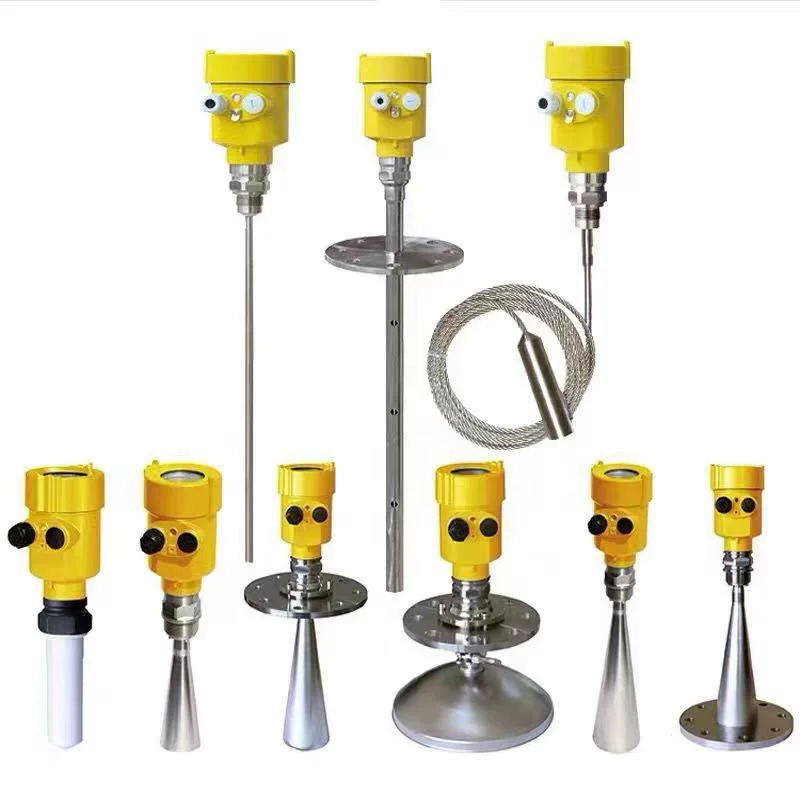 Национальный высокочастотный радарный уровнемер для твердых веществ, цемента, серого порошка, антикоррозионного серого порошка и жидкостей.