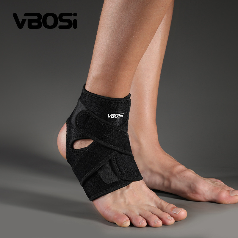VBOSI compression ankle support with straps, designed for sports, basketball, taekwondo, and hiking, provides ankle protection and stability, available for wholesale VBOSI compression ankle support with straps, designed for sports, basketball, taekwondo, and hiking, provides ankle protection and stability, available for wholesale