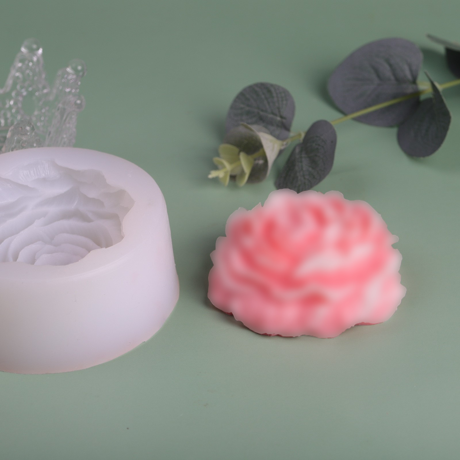 Большой пион ароматерапия свечи плесень DIY мыло ручной работы для выпечки торта декоративные цветы силиконовые формы