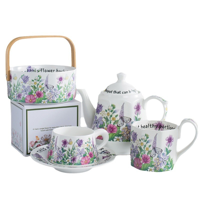 High quality ceramic coffee fresh afternoon tea, tea cup, set