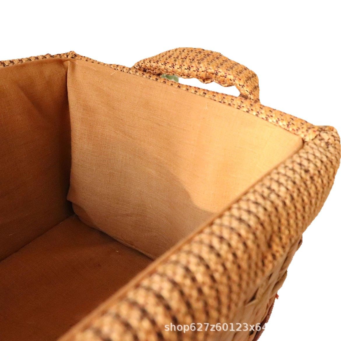 Cesta de almacenamiento personalizada Cesta de almacenamiento de mimbre Cesta de bocadillos de ropa interior de paja Cesta de almacenamiento de calcetines Cesta de llaves de escritorio de mimbre almacenamiento