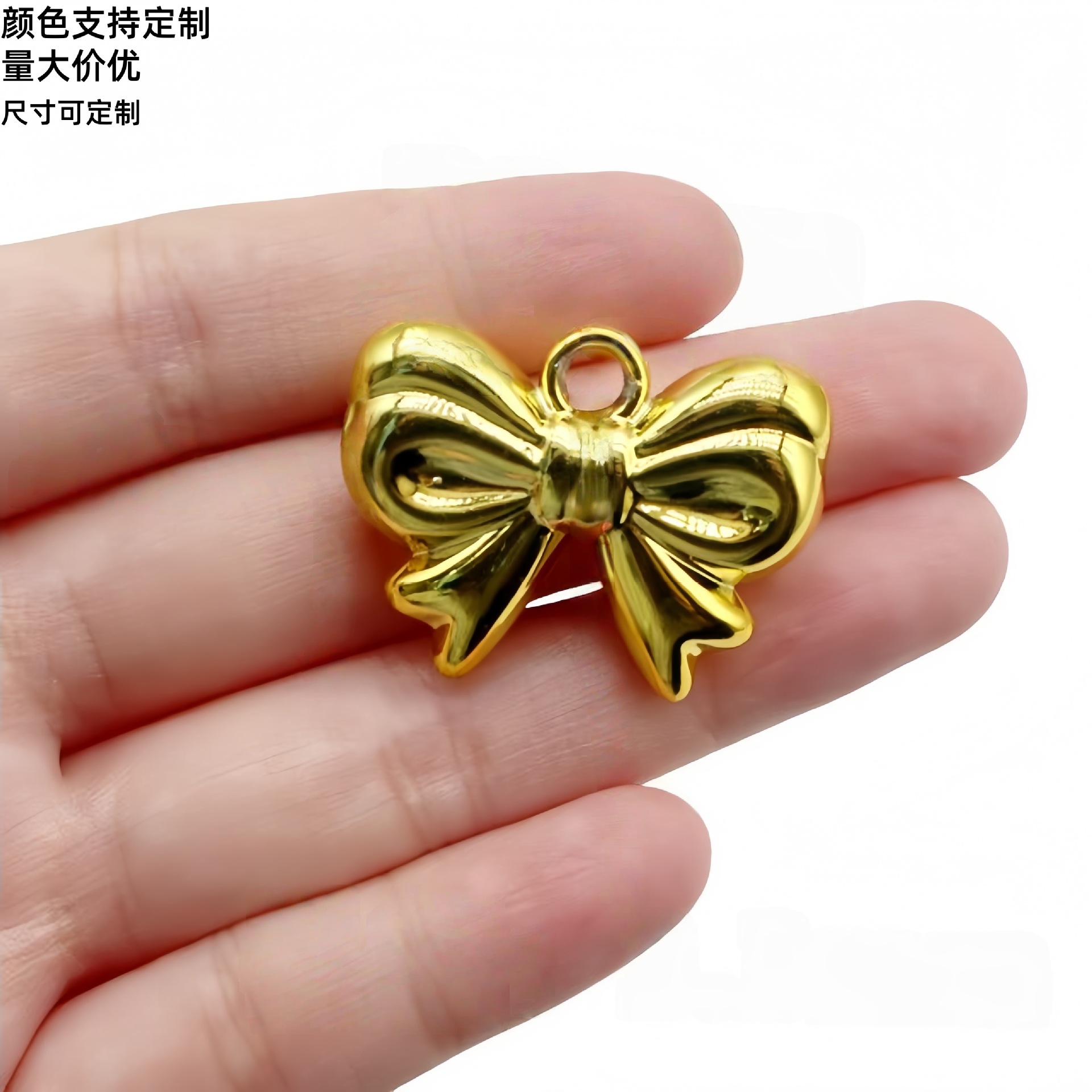abs高货uv电镀蝴蝶结