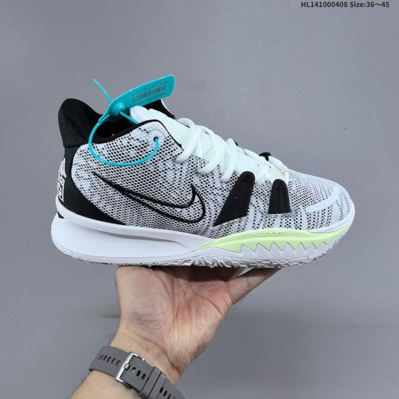 Zapatillas de Baloncesto de Caña Media Kyrie 7, Cuero y Caucho, Transpirables, para Deporte image 24