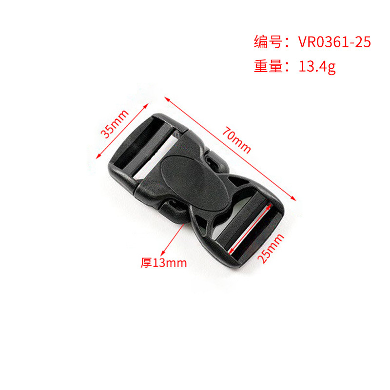 Bolsas de plástico prensas de prendas de vestir accesorios de fijación de banda perforada POM rana ajustable fijación de 20mm - 51mm image 15