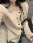 修身长袖春秋打底开衫