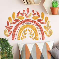 新款fun-e67卡通彩繪葉子彩繪兒童房家居牆面背景美化牆貼紙批發