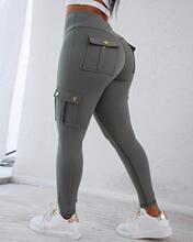 K 29526 Cargo Pocket Yoga Pants ��װ�罡���� �羳ŷ��