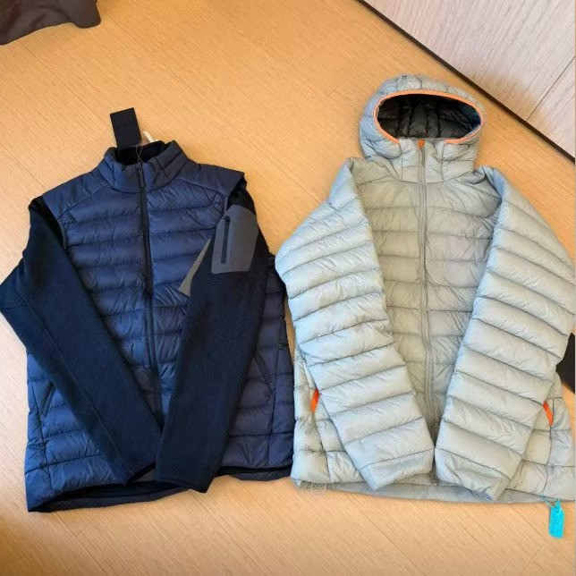 Taizhou Niaojia Cerium lightweight ribbed down jacket, unisex 90% goose down vest, outdoor hooded coat