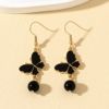 Fashionable blue fresh earrings, cute accessory, Korean style