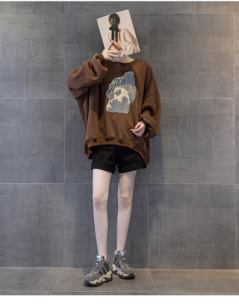 Giày sneaker nữ chunky đế dày phong cách hot girl, cổ điển năng động mùa đông 2025 — M2669 màu vàng một lớp lót trong, M2669 một lớp màu đen, M2669 màu đỏ một lớp bên trong, M2669 màu xám một lớp bên trong chi tiết 17