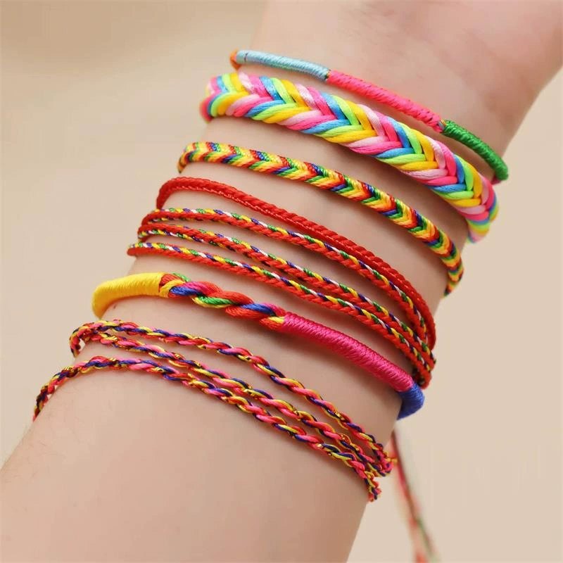 Плетёный детский браслет handmade, подарок на день рождения