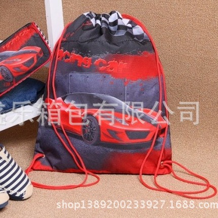 外贸品质 涤纶束口袋两件套组合 衣物收纳涤纶拉绳束口袋