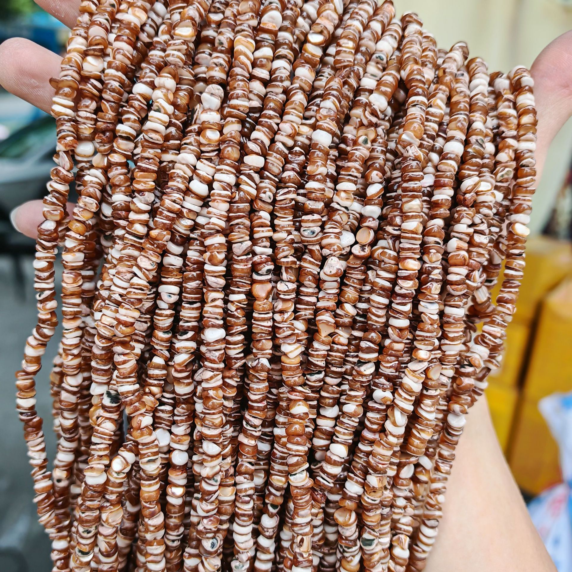 Conchas de caracol natural 5mm con perlas de forma semiacabadas DIY accesorios de ropa accesorios accesorios al por mayor