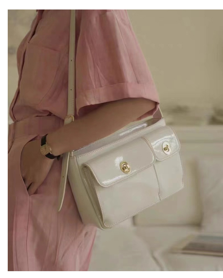 Single shoulder crossbody leather for women 2024 new high-end niche messenger with multiple pockets twin bag_voghion.com