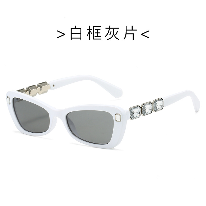 Millennium Style Y2K Hot Girl Red Red Gafas de sol para mujeres ins Street Shooting Protector solar Gafas de sol con diamantes Comercio exterior transfronterizo europeo y americano