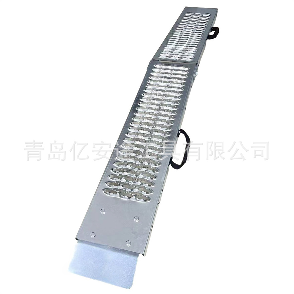 Factory price iron ramp portable foldable motorcycle uphill ramp car motorcycle climbing ladder loading slope