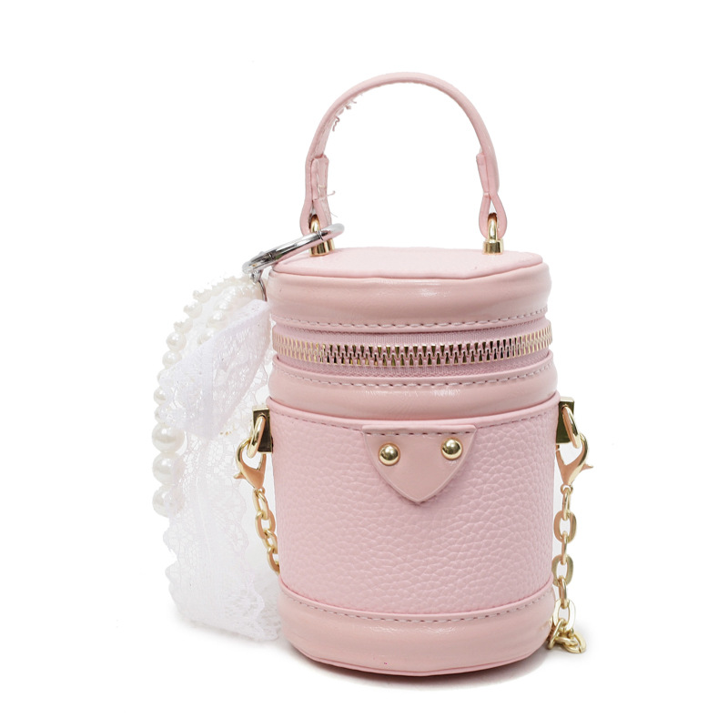 Transfronterizo de alta calidad moda mini bolso de cubo portátil para mujeres 2025 nuevo nicho de diseño universal mochila de hombro