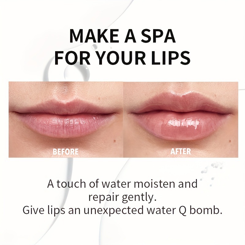 USHAS punto transfronterizo venta caliente 3 colores gelatina fresca mascarilla de labios exfoliante de labios mascarilla de labios para aclarar las líneas de los labios e hidratar