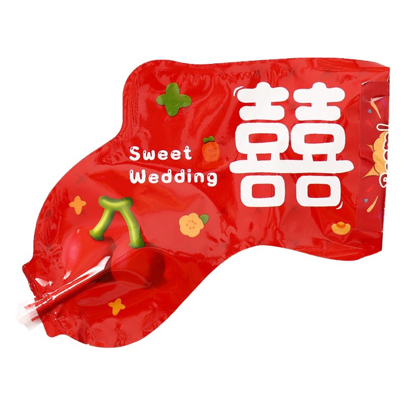 Pistola de Regalo boda inflable pequeña pistola de fuegos artificiales boda creativa pistola de cinta de mano tubo de pulverización compromiso suministros de boda