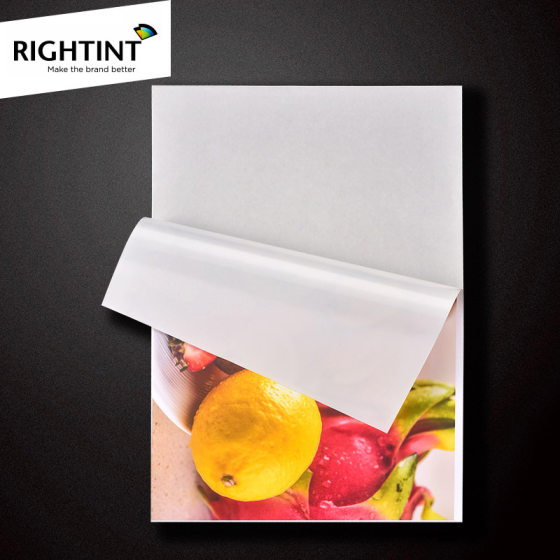 Inkjet PP synthetic paper color printing waterproof and oil-proof adhesive water-based inkjet material batch label preferred