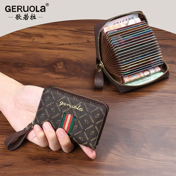 Card Holder for Women with Large Capacity and Multiple Card Slots 2025 New Internet Celebrity Anti-Magnetic Classy Credit Storage Bank Card Holder