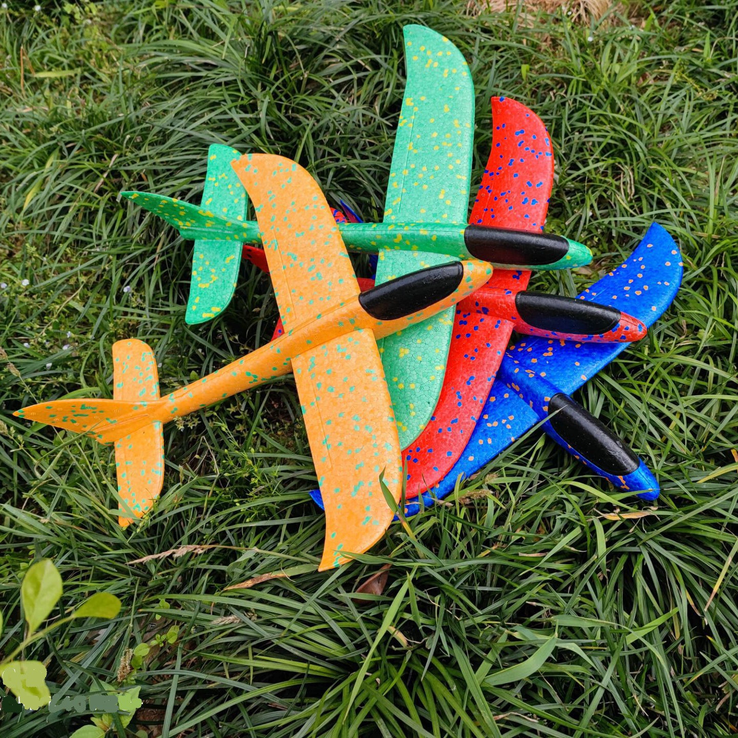 Slalom lanzado a mano, Slalom lanzado a mano, gran avión de patinaje lanzado a mano, modelo de vuelo al aire libre de espuma, juguetes de regalo para niños resistentes al impacto