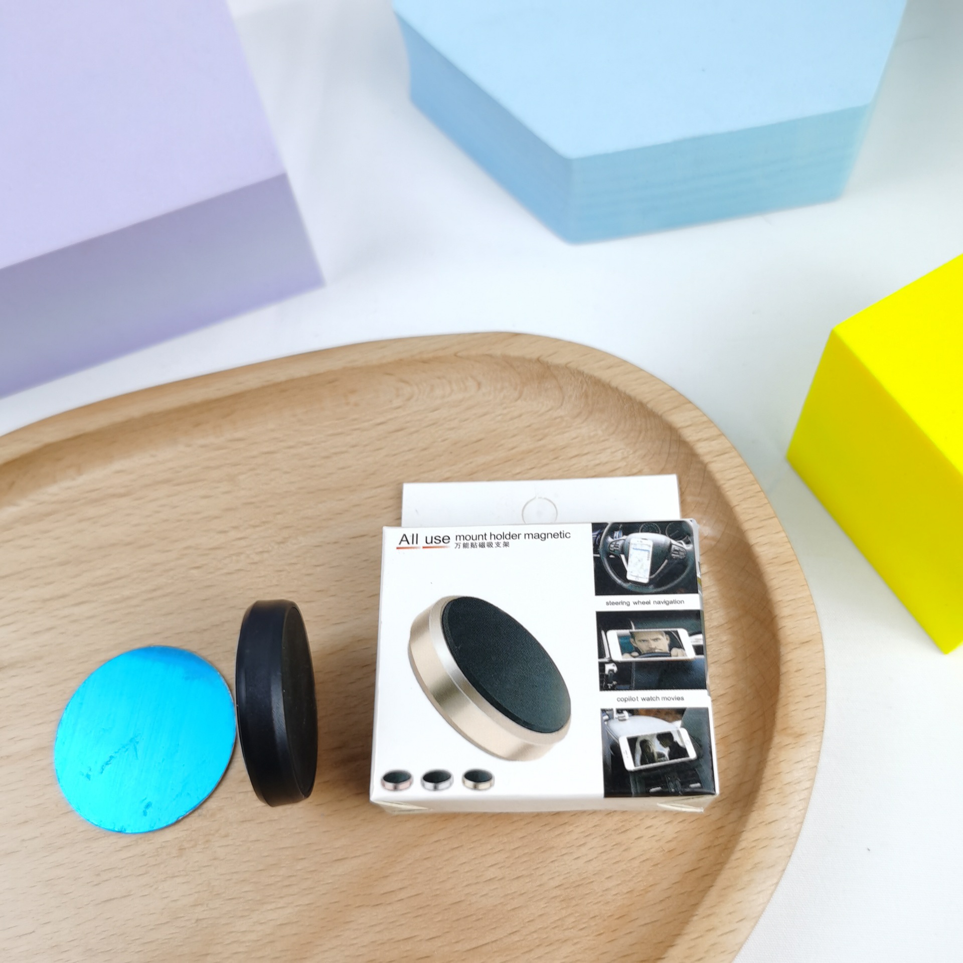 Sostenedor magnético universal del teléfono del coche conveniente para el mini tenedor universal del imán del metal de la navegación del coche