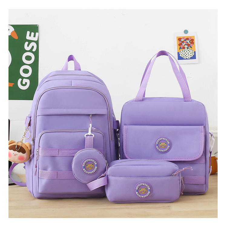 Zaini per bambini, estate, nuova stagione scolastica, zaino per studenti della scuola primaria di 3a e 4a elementare, stile coreano, semplice, grande capacità, borsa casual in tela_voghion.com