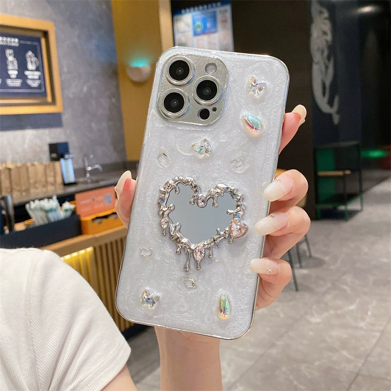 Apple, клеевой зеркальный чехол, совместимый с iPhone 17, 17 Pro Max
