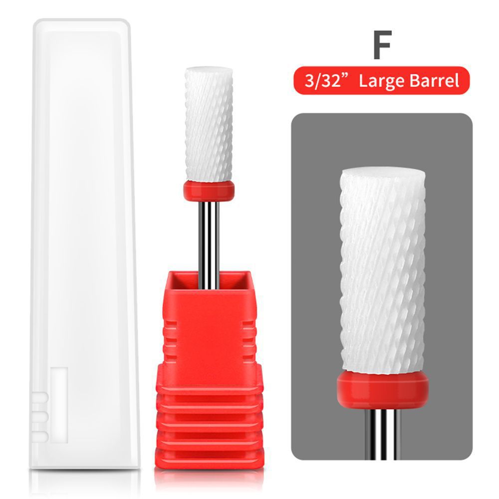 Cabeza de pulido de cerámica para uñas Cabeza de cerámica en forma de cohete pequeña Accesorios de amoladora eléctrica Despejado de piel muerta Accesorios de diamantes