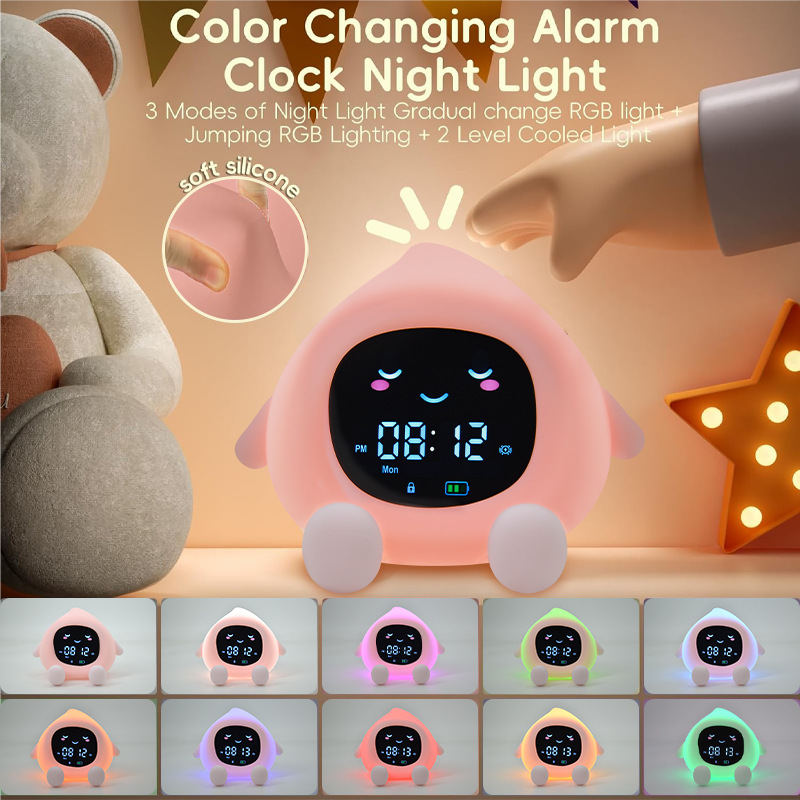 Smart Alarm Clock Lamp - Sunrise Wake-Up Light, White Noise Sleep Aid & Night Light | OOGift Europe
