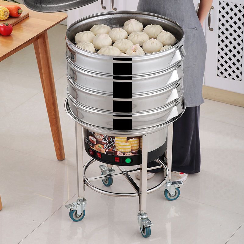 vapor eléctrico de acero inoxidable 304 vapor eléctrico multifuncional vaporizador de paquete de vapor de gran capacidad vaporizador de paquete de vapor doméstico pan al vapor