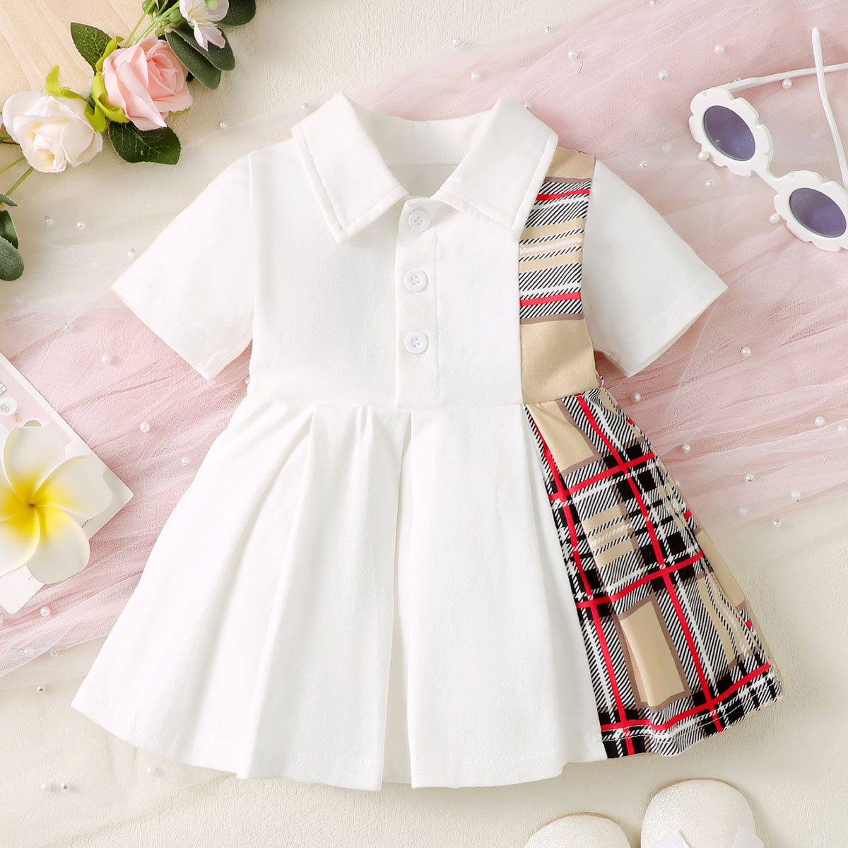 Ins popular baby girl cute girl dress