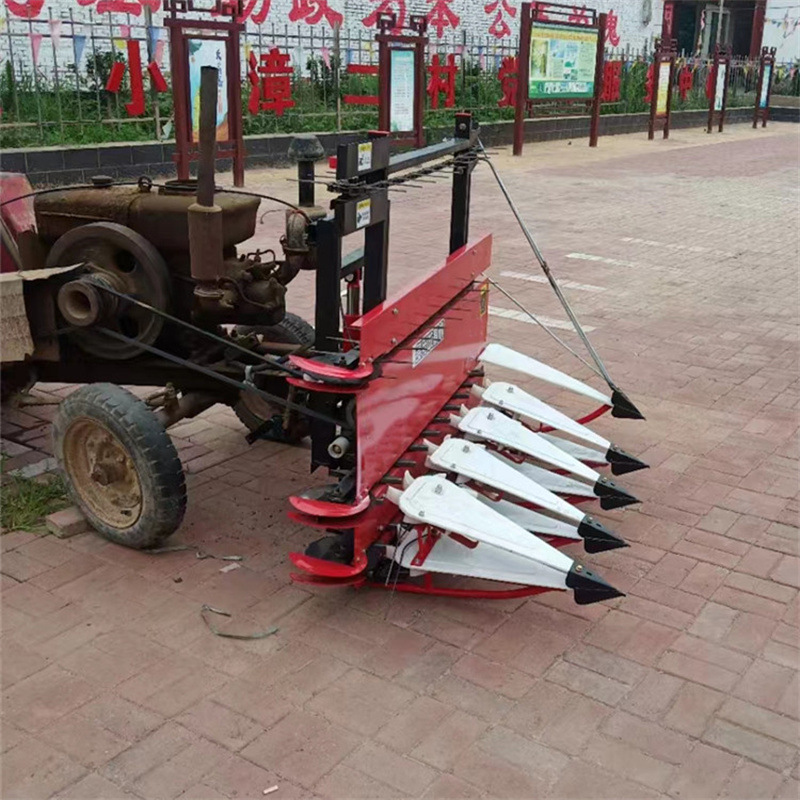 农业现代化多用途割倒机 1.8米四轮车前置割台 秸秆油菜收割机