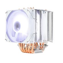 ��ɫ�~��ʽCPUɢ����̨ʽ�C�Α�6���9cm�L���L��PWM���ܜؿ�