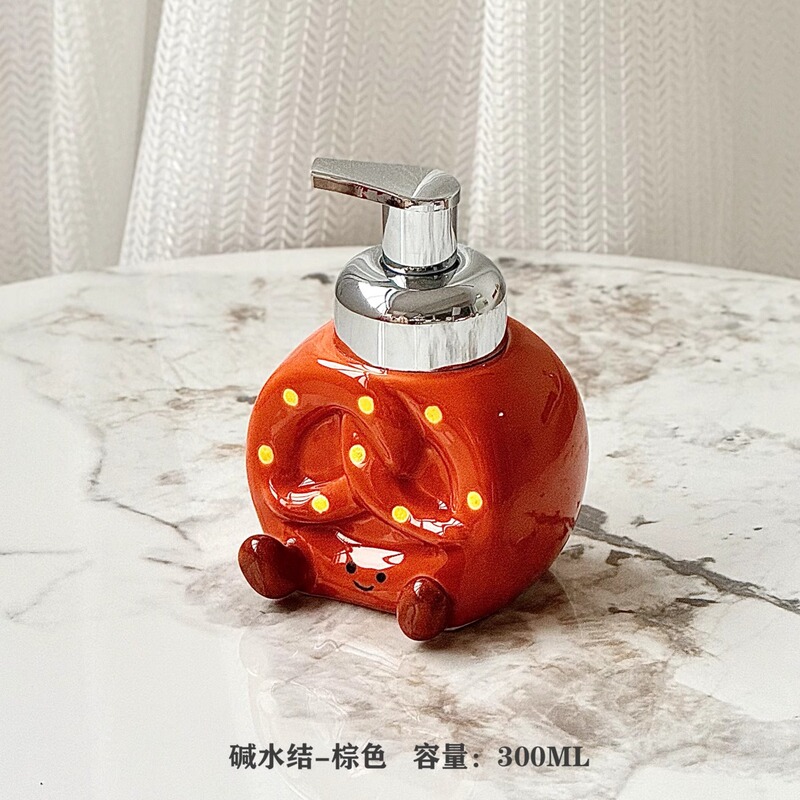 创意陶瓷慕斯泡沫起泡瓶卫生间洗手台洗手液沐浴露洗发水分装瓶子|undefined