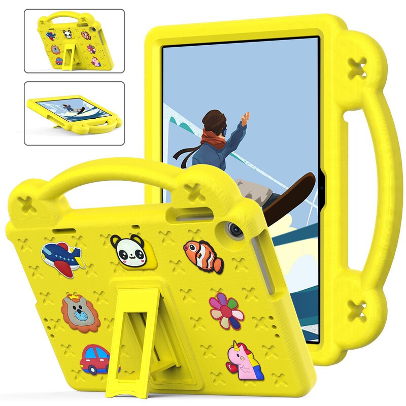 Applicable to Lenovo Tab M10 Beibei bear X605/X606F children's bracket drop-resistant Huawei X8 tablet protective case