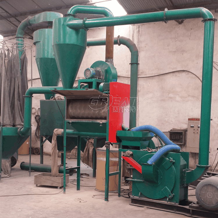 金属刨花磨粉机 卧式硬质塑料粉碎机 锌皮打粉机
