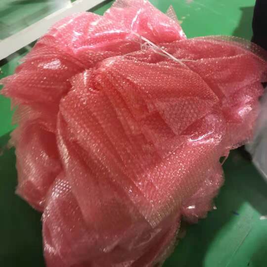 Processing custom red antistatic bubble film express packaging with pink packaging shockproof air cushion bubble film