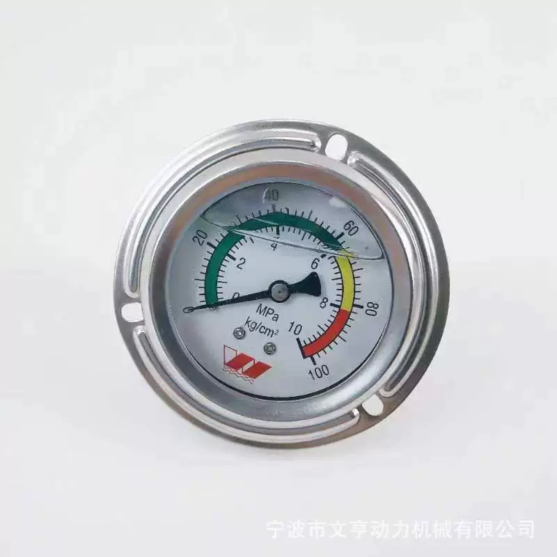 Ynt 60 Тайваньский осевой двухкорпусный маслонаполненный сейсмический манометр 1,6 класса Вэнь Хэн Power Factory Outlet