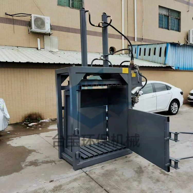 Коробка для отходов гидравлическая пресс-подборка вертикальная пластиковая пленка тканая сумка для напитков бутылка баночка с краской барабан сжатый пресс-подборщик