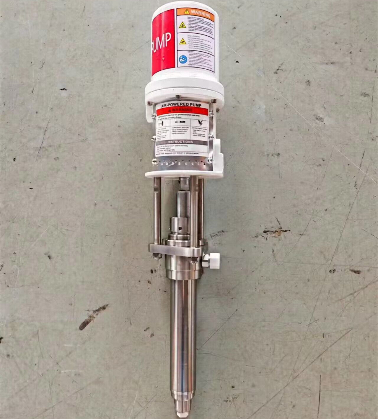 不锈钢 5：1气动打胶泵 高粘度提料泵  气动树脂泵