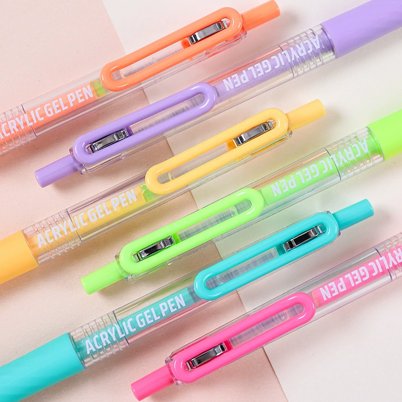 Capacious multicoloured rollerball pen, coloured pencils, full set, scheduler, 36 colors